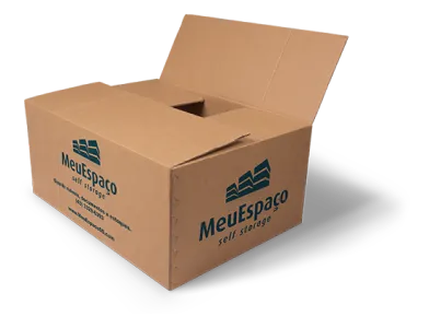 Meu Espaço Self Storage, também fornece material para armazenamento.